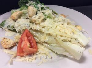 Grilled Caesar Salad with Meat Choice