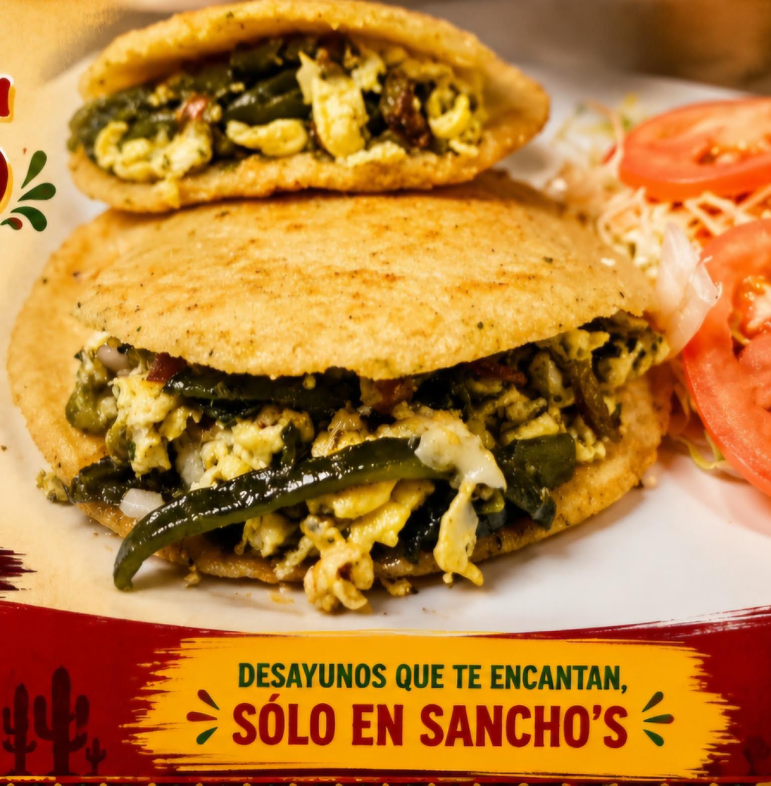 rajas con huevo
