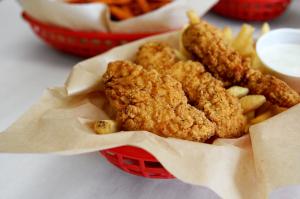 Chicken Tenders w/ french fries