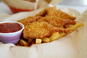 Panko Shrimp w/ french fries